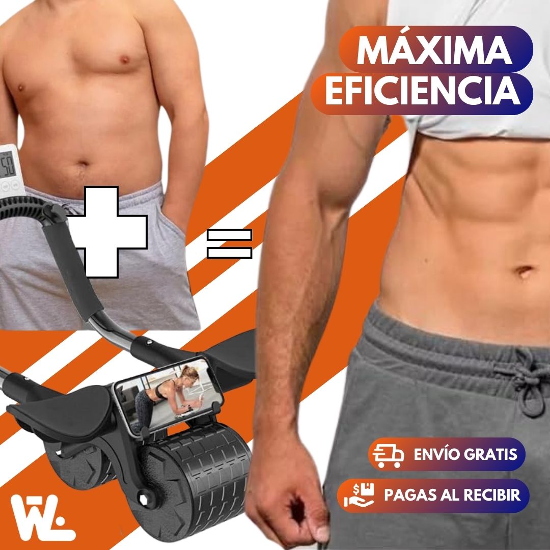 Rolex Sport Abdominal Con Soporte para Móvil y Pantalla LCD