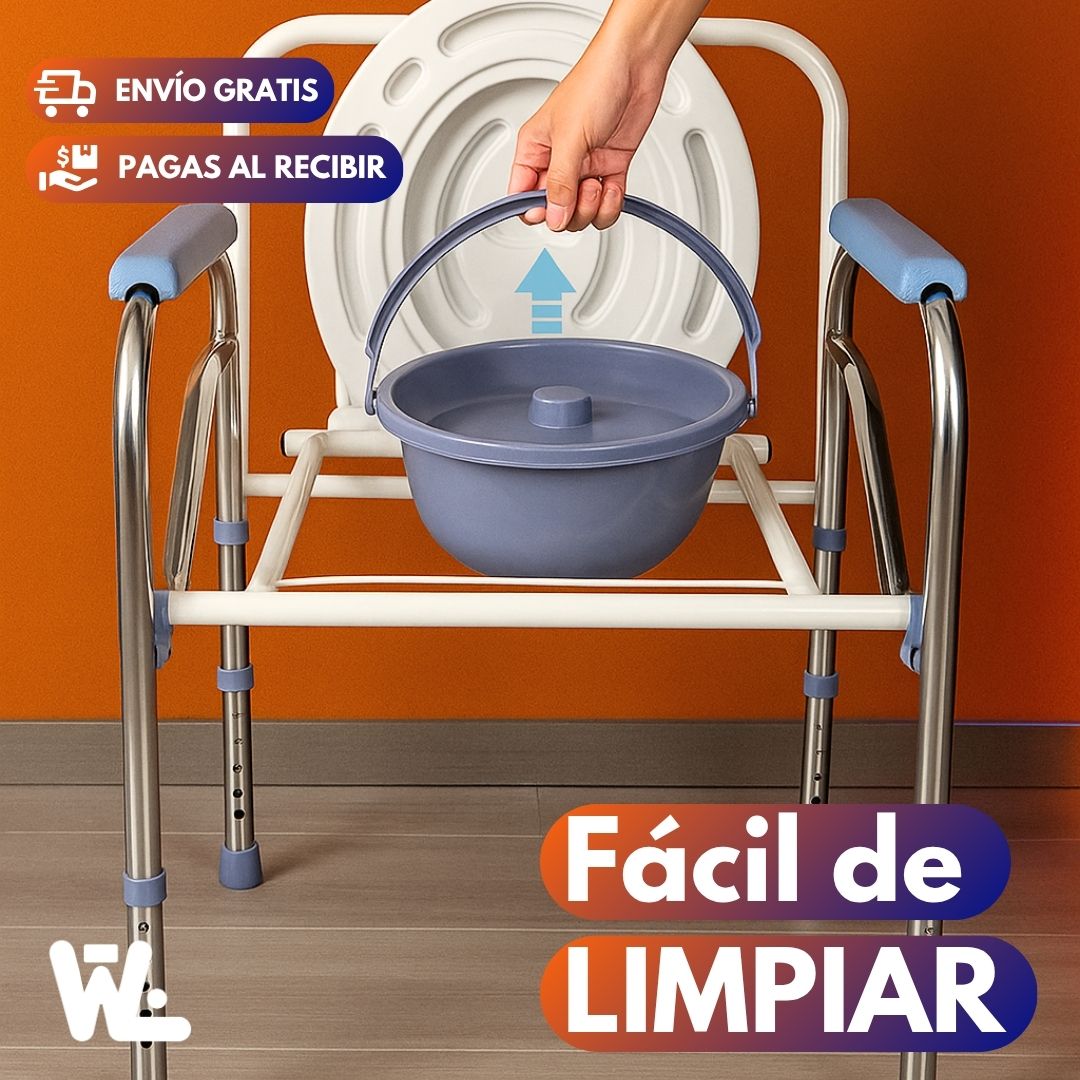 Inodoro Móvil para Adultos, Embarazadas y discapacitados