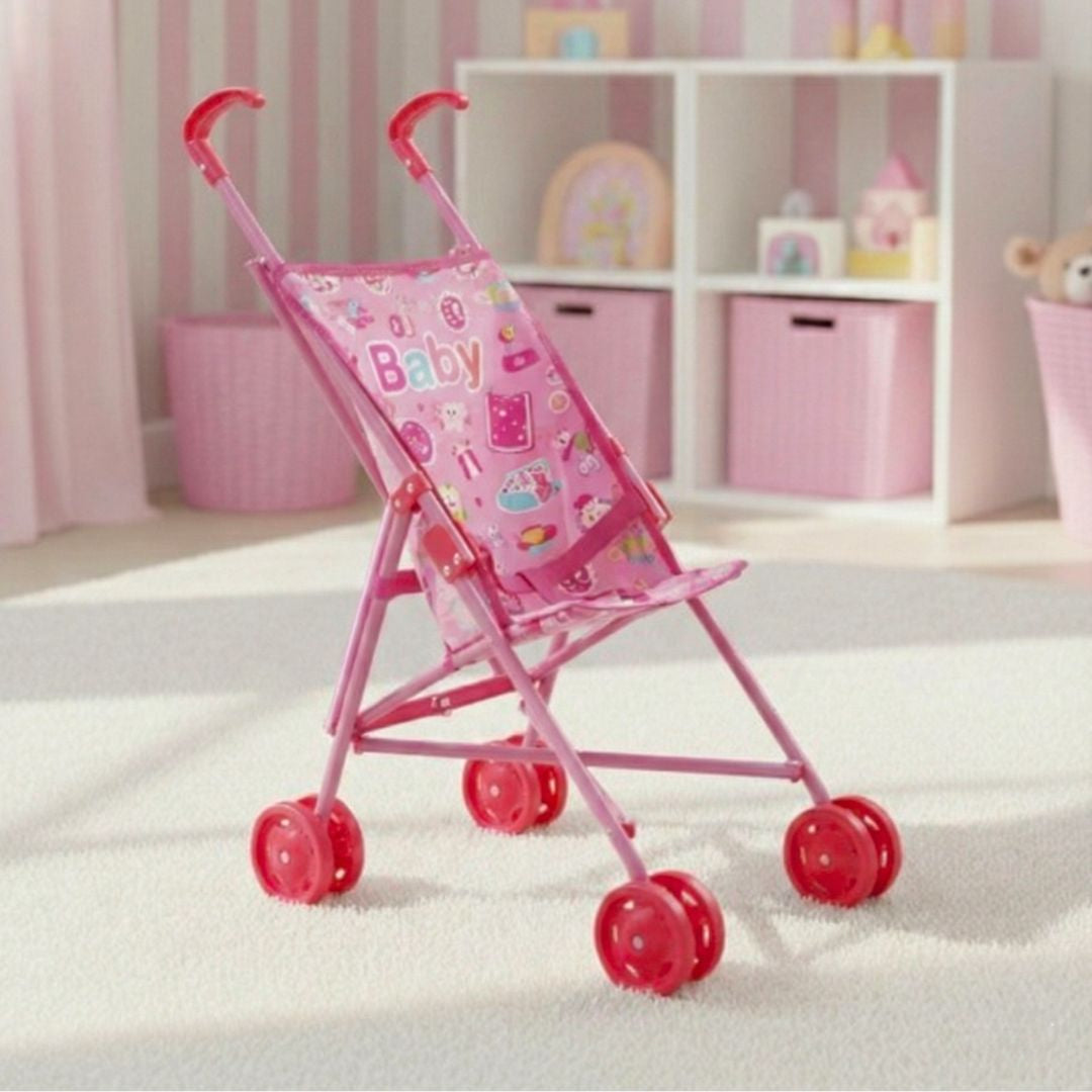 COMBO Cochesito con Cuna y Bebé de Juguete