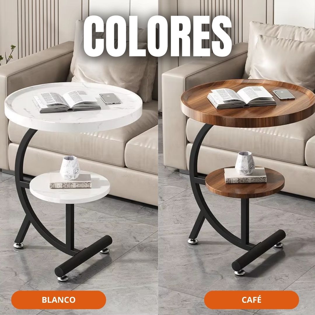 Mesa de Centro 2 Niveles de Madera