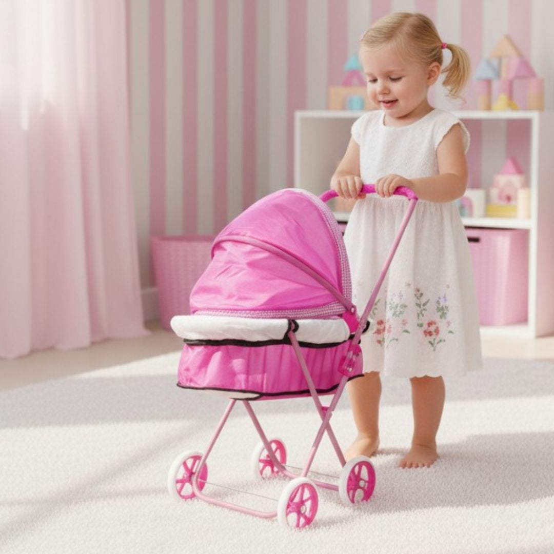 COMBO Cochesito con Cuna Y Bebé de Juguete