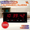 Reloj De Pared / Mesa Digital Con Alarma Y Calendario