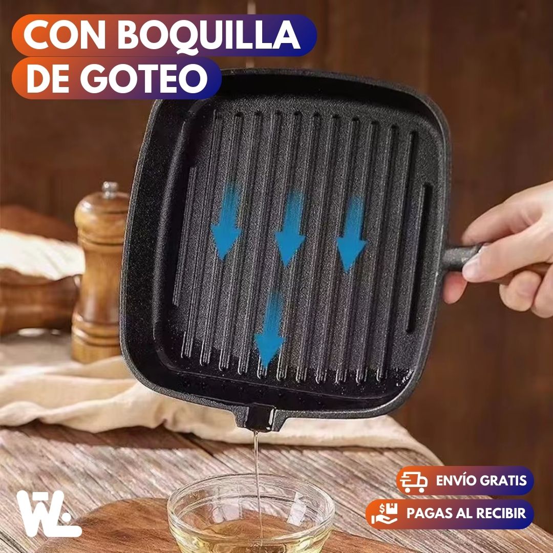 Sartén Antiadherente de Hierro Fundido