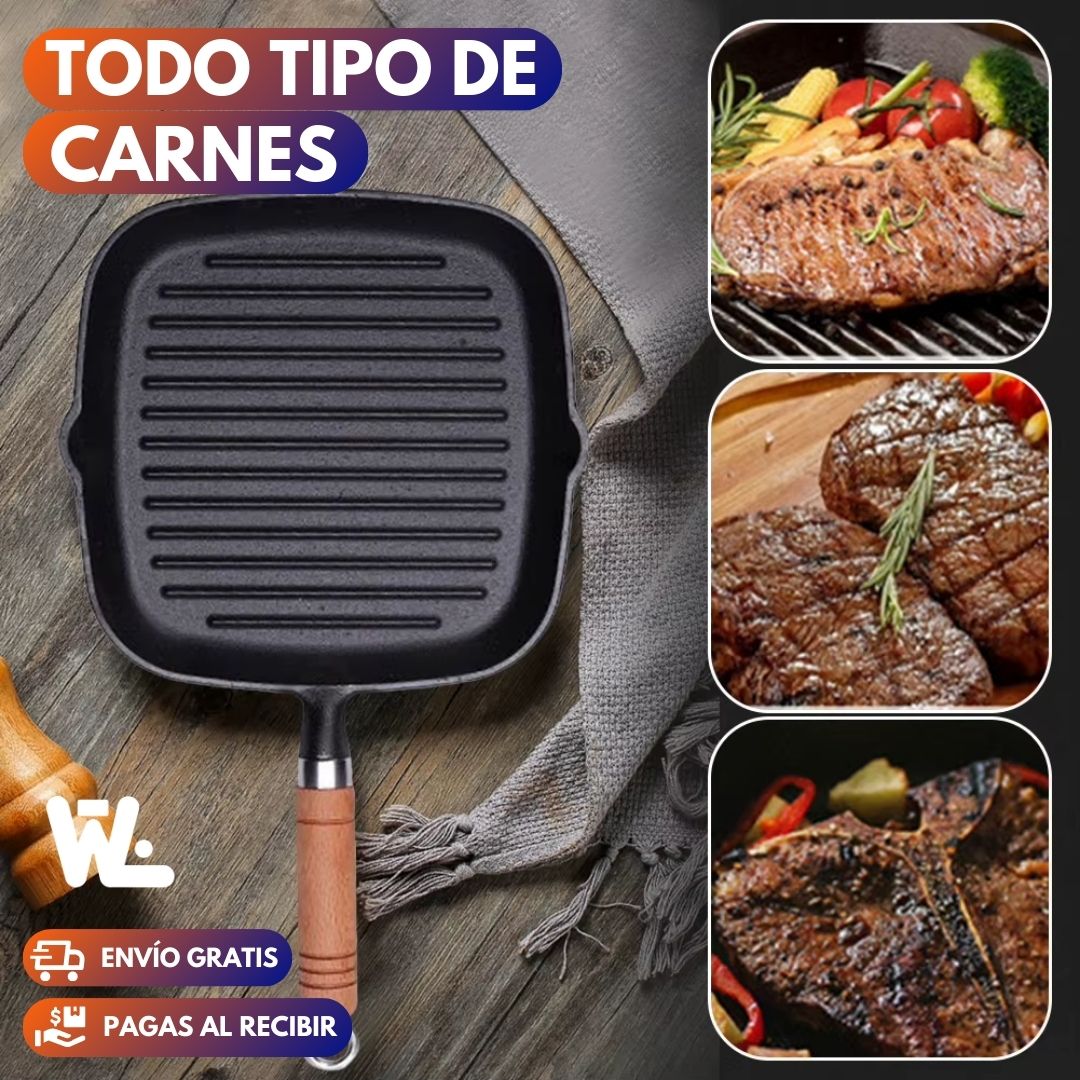 Sartén Antiadherente de Hierro Fundido