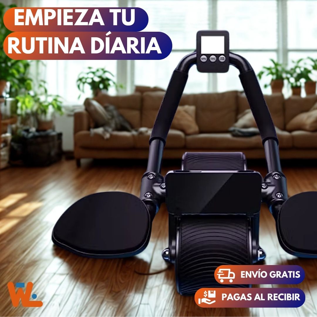 Rolex Sport Abdominal Con Soporte para Móvil y Pantalla LCD