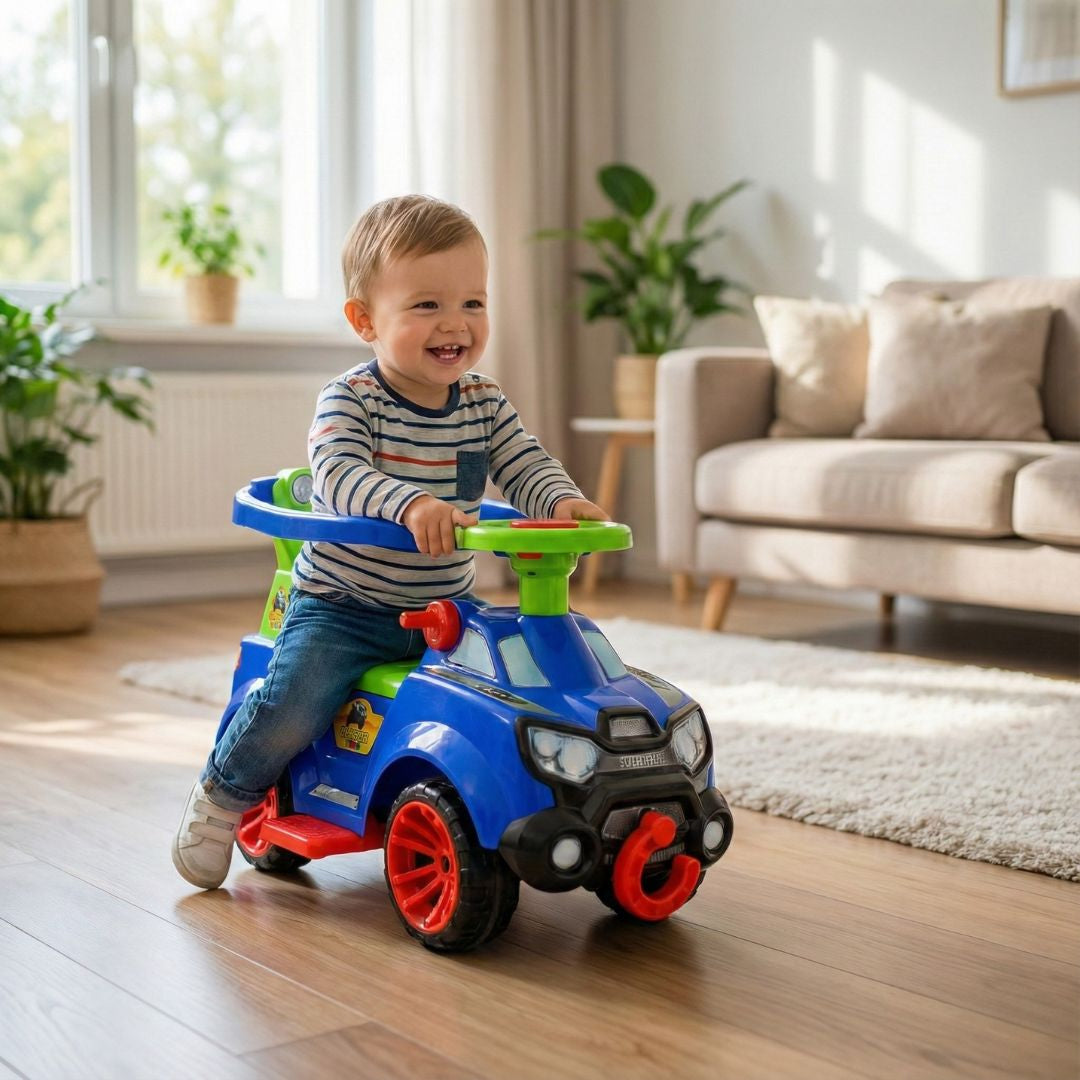 Caminador Paseador y Montable 3 En 1