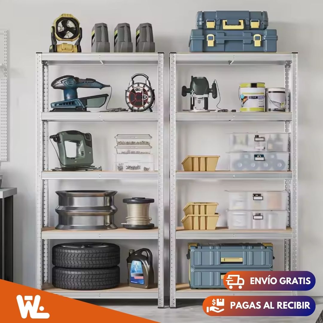 Estante 5 Niveles Personalizable & Pack Premium