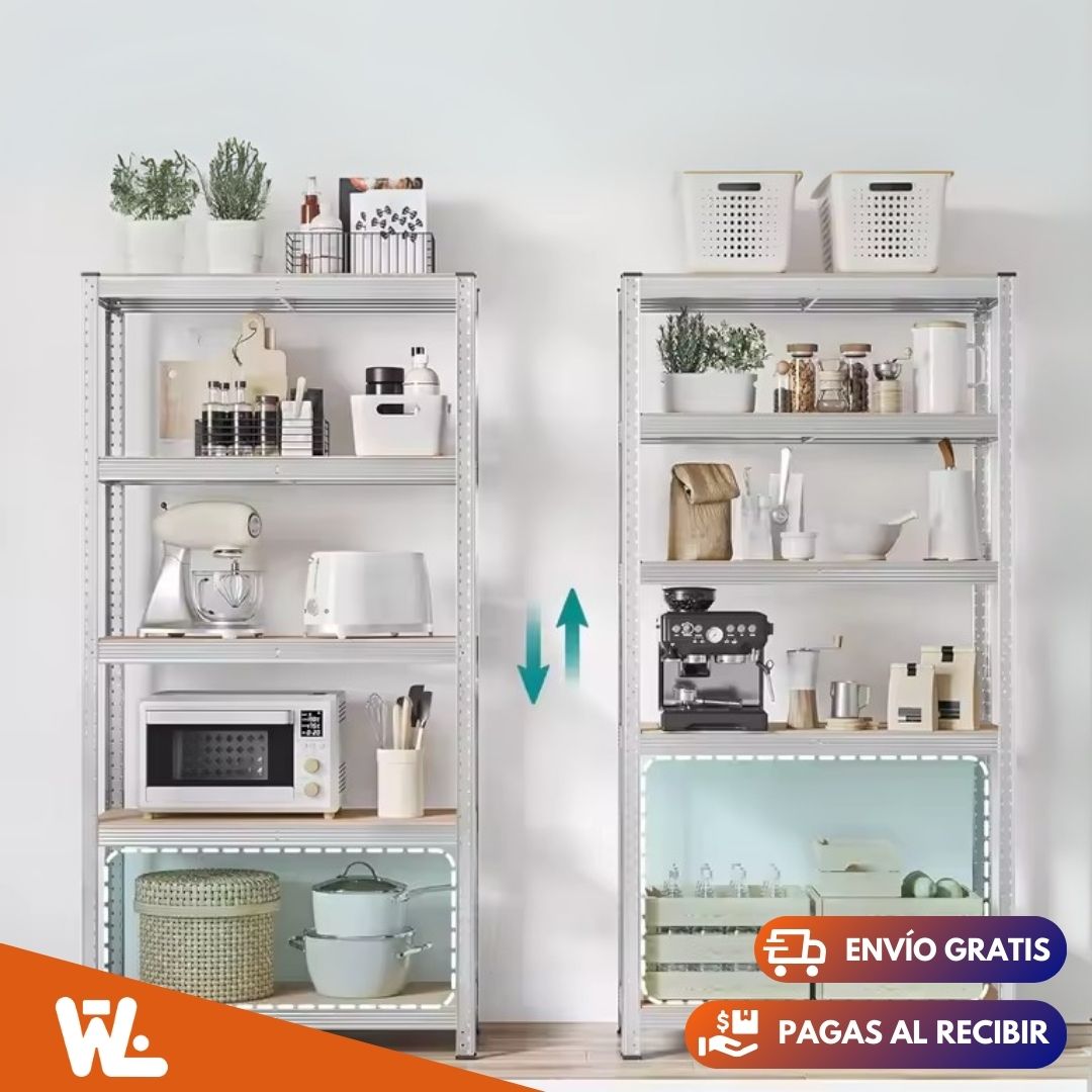 Estante 5 Niveles Personalizable & Pack Premium