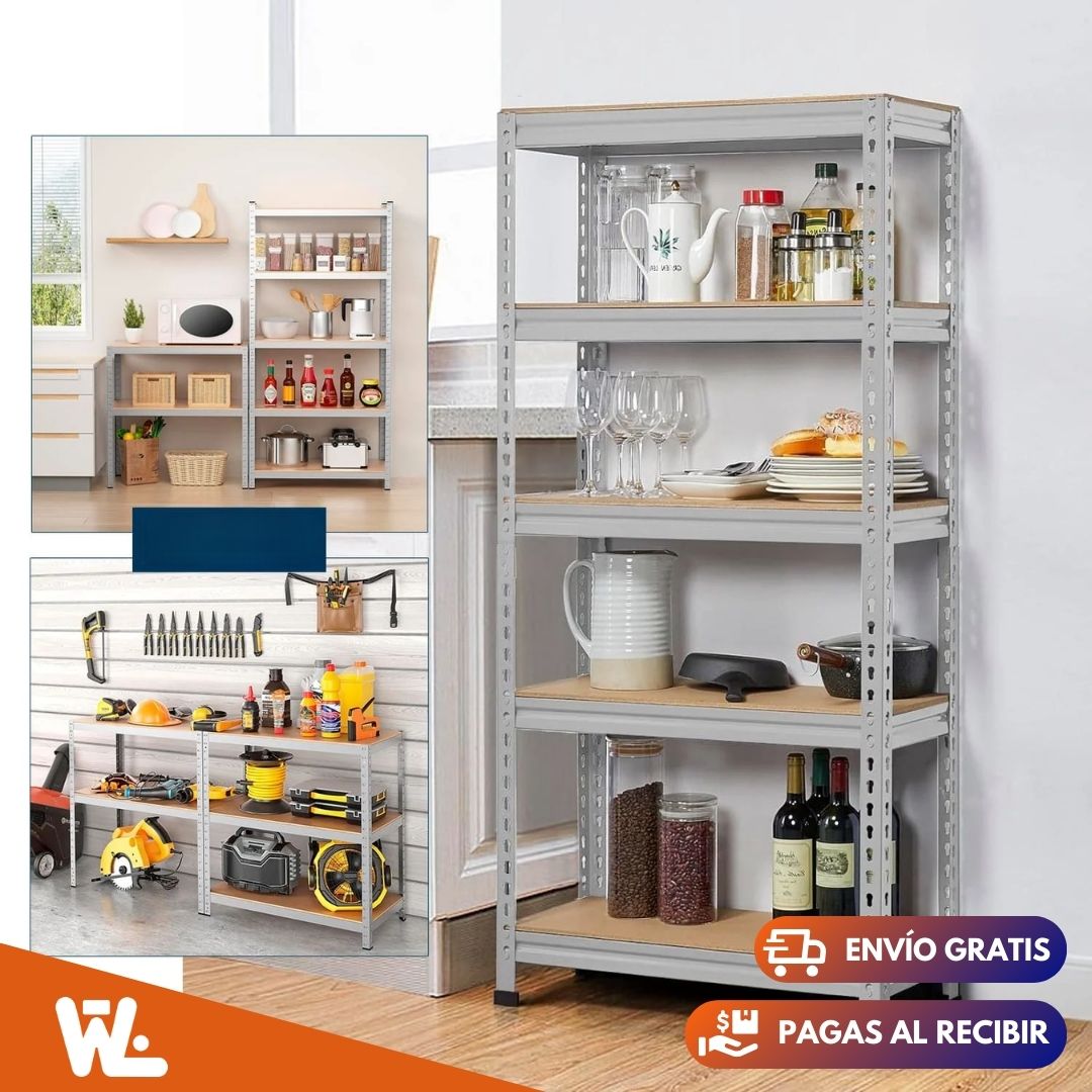 Estante 5 Niveles Personalizable & Pack Premium