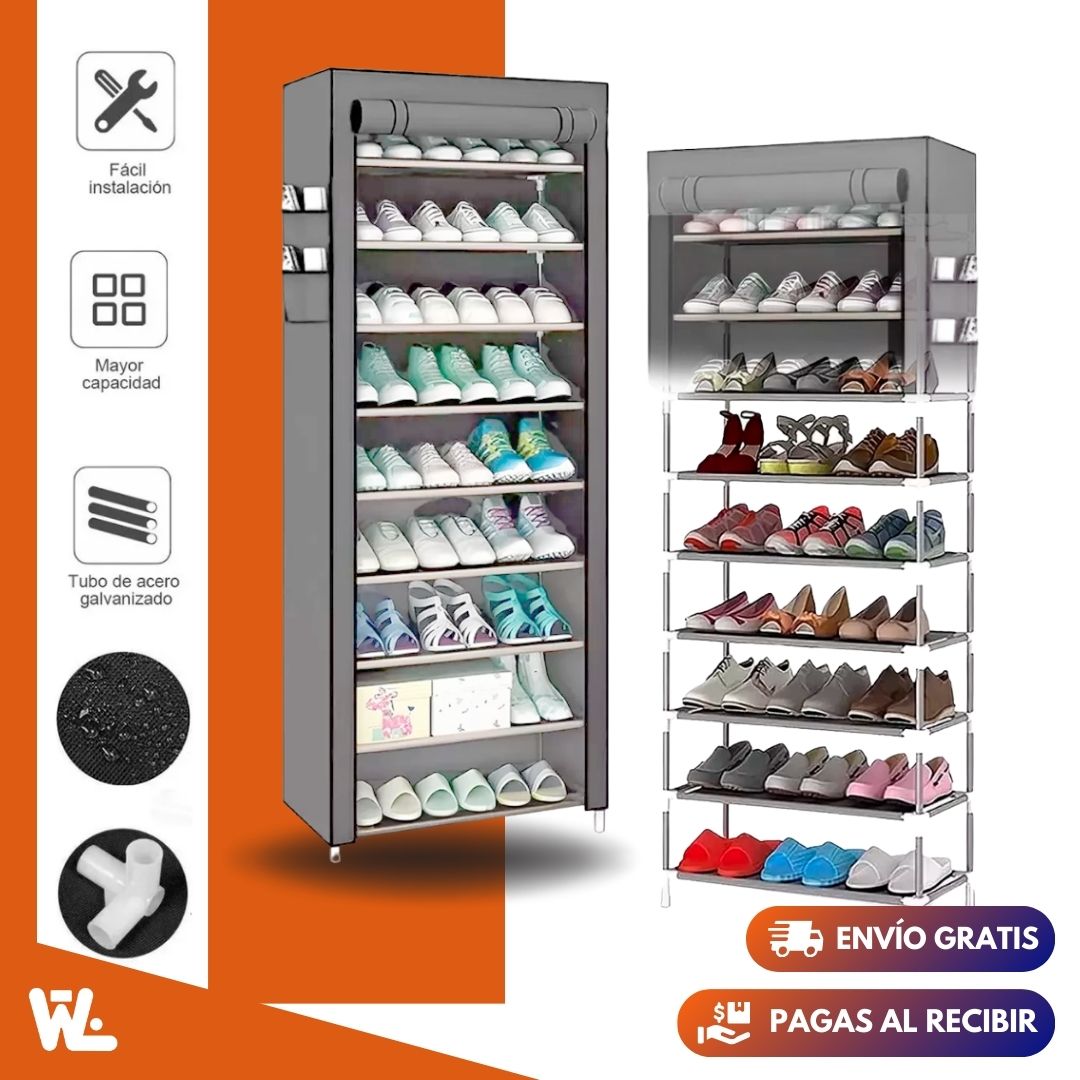 Zapatero de Tela 9 Niveles