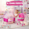 COMBO Cochesito con Cuna Y Bebé de Juguete